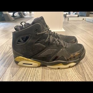 Jordan flight 91 black gold metallic